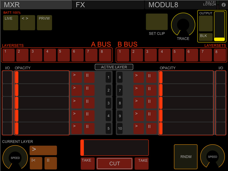 Modul8 TouchOSC Templater Page 1